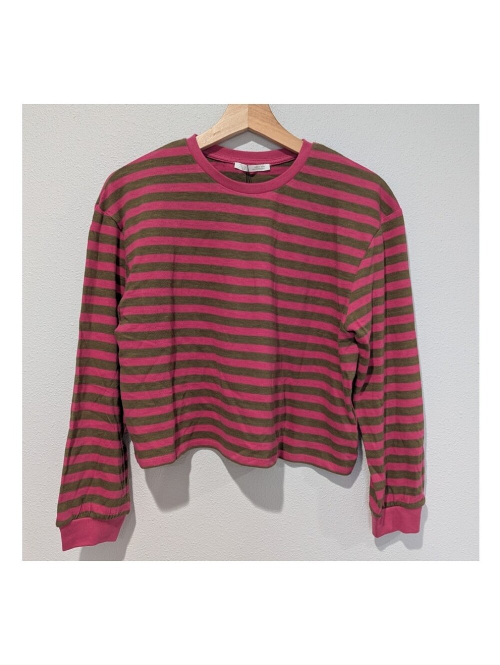 Zara Striped Long Sleeve Shirt, Size S